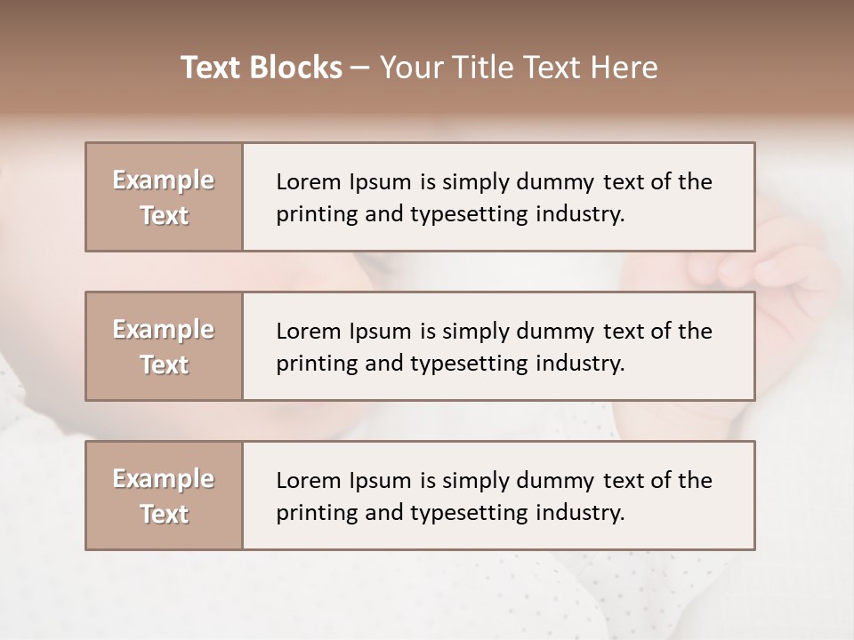White Girl Peaceful PowerPoint Template