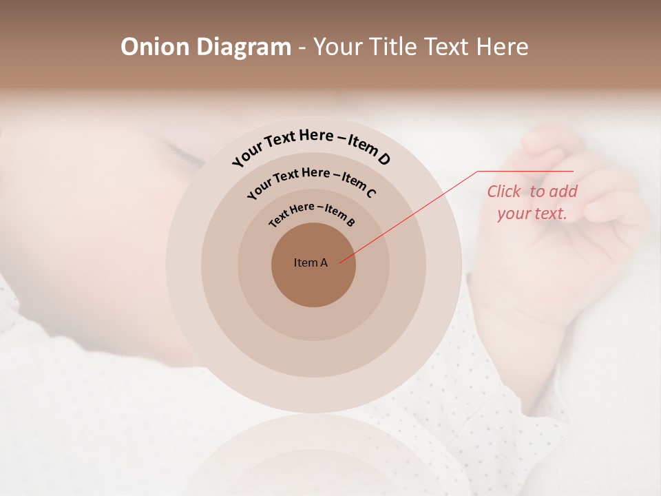 White Girl Peaceful PowerPoint Template