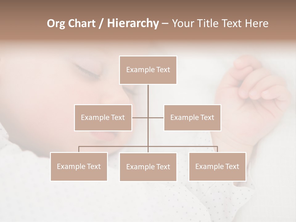 White Girl Peaceful PowerPoint Template