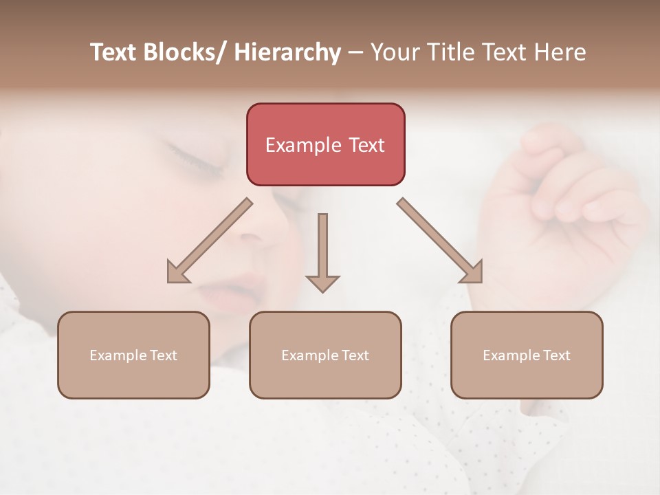 White Girl Peaceful PowerPoint Template