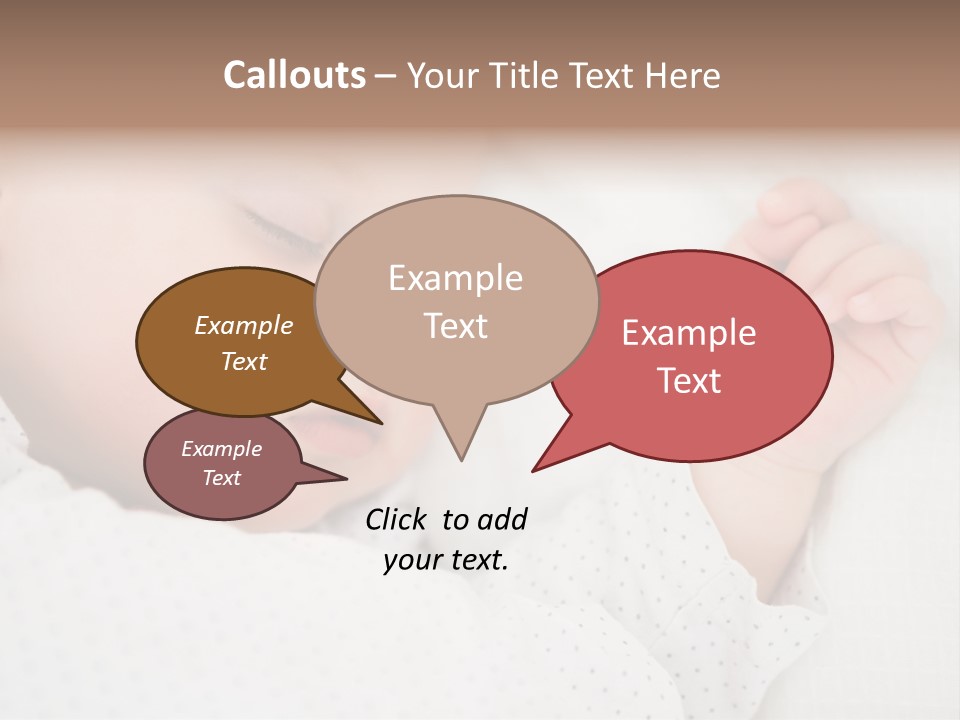 White Girl Peaceful PowerPoint Template