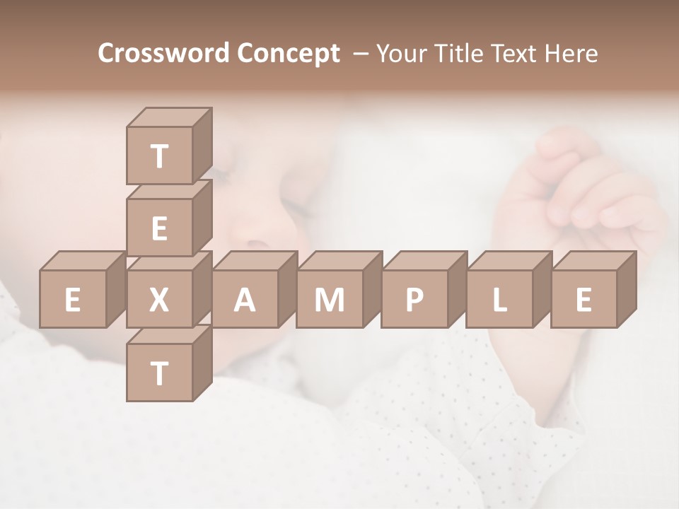 White Girl Peaceful PowerPoint Template