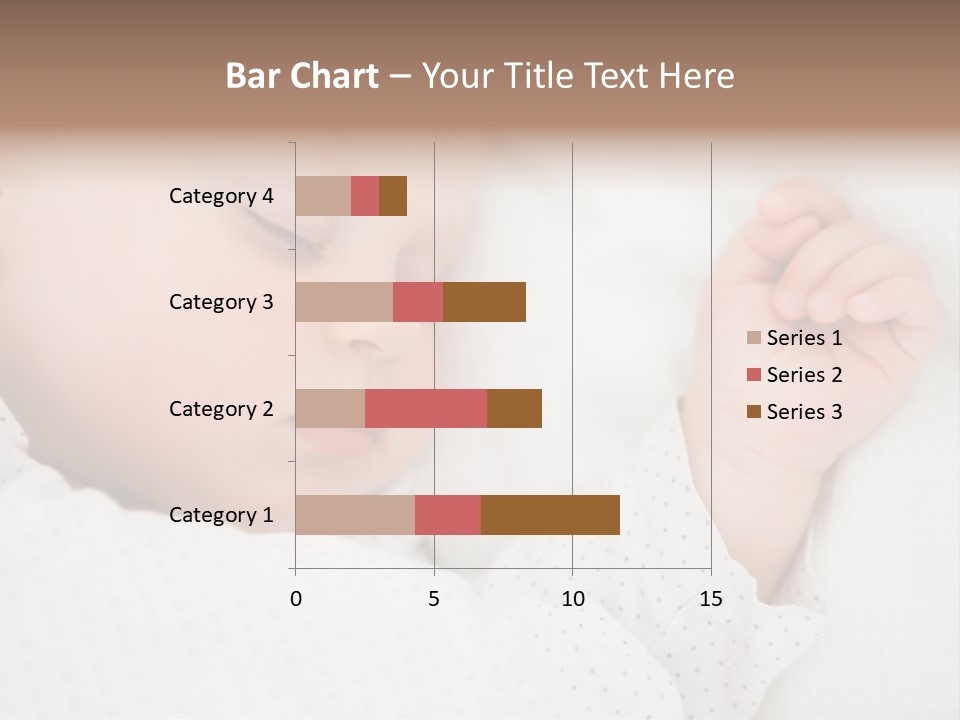 White Girl Peaceful PowerPoint Template