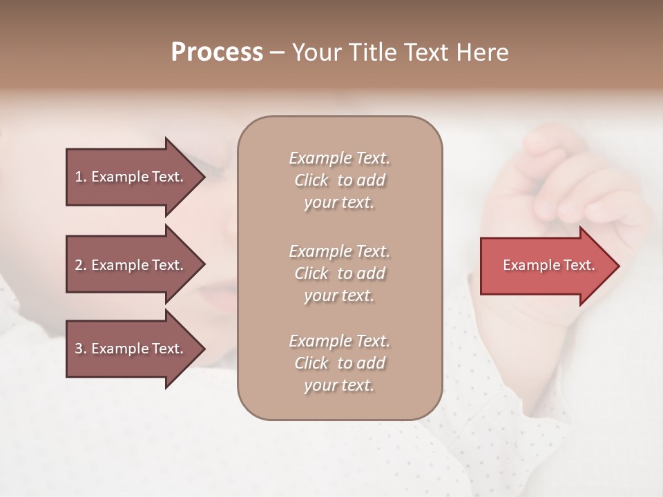 White Girl Peaceful PowerPoint Template