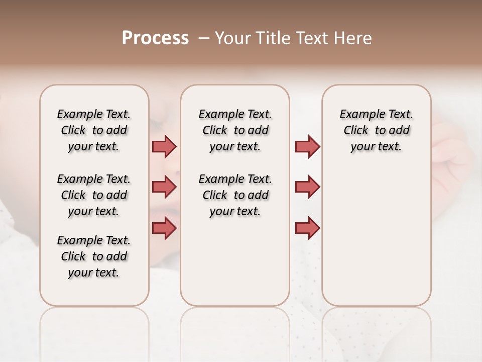 White Girl Peaceful PowerPoint Template