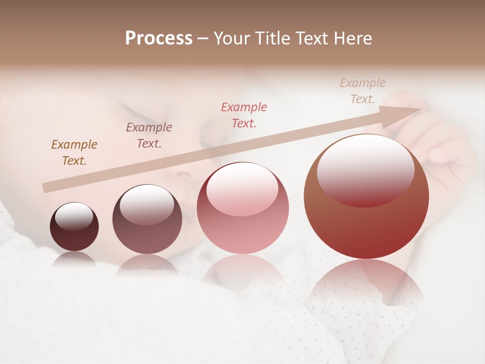 White Girl Peaceful PowerPoint Template