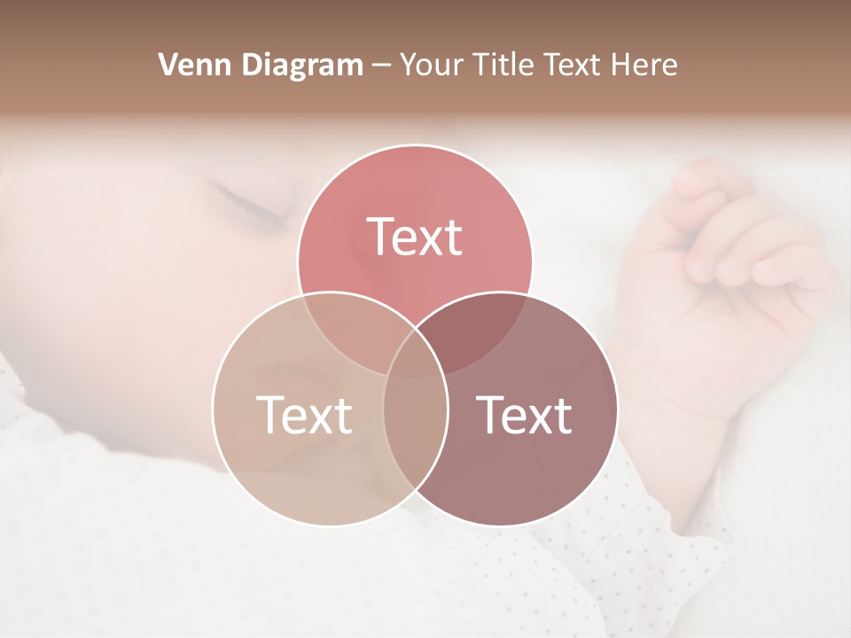 White Girl Peaceful PowerPoint Template