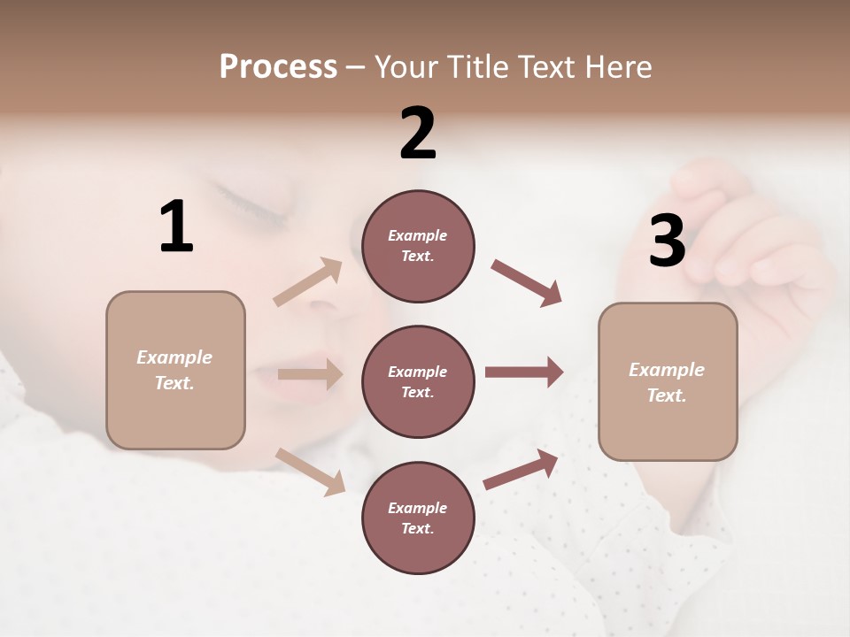 White Girl Peaceful PowerPoint Template