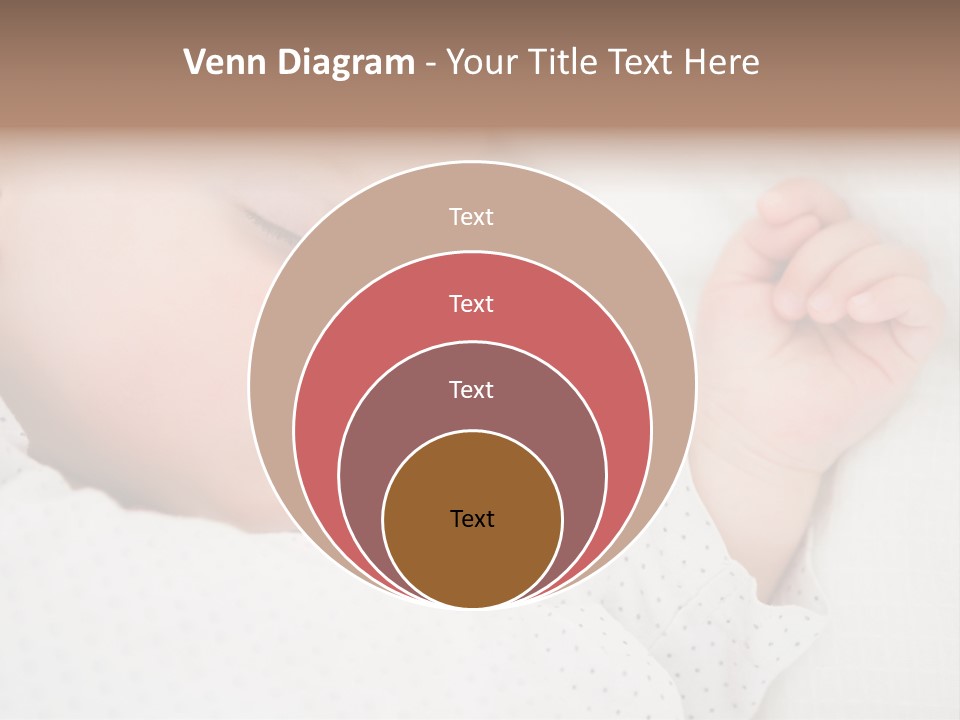 White Girl Peaceful PowerPoint Template