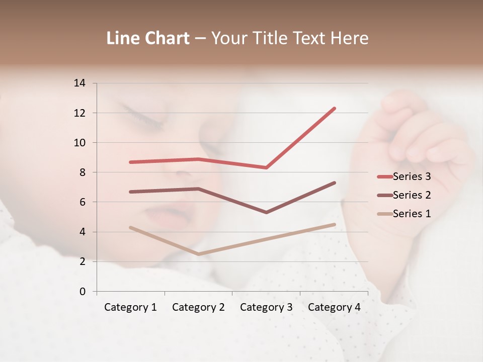 White Girl Peaceful PowerPoint Template