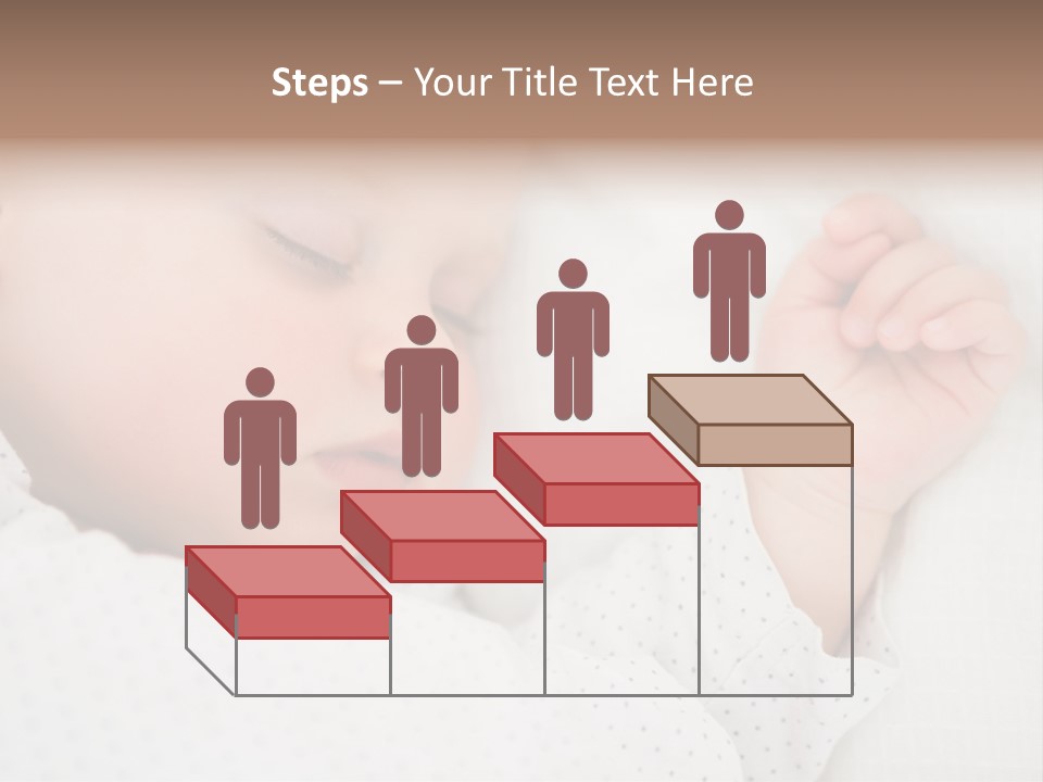 White Girl Peaceful PowerPoint Template