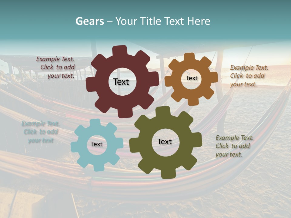 Shore Sun Colombia PowerPoint Template