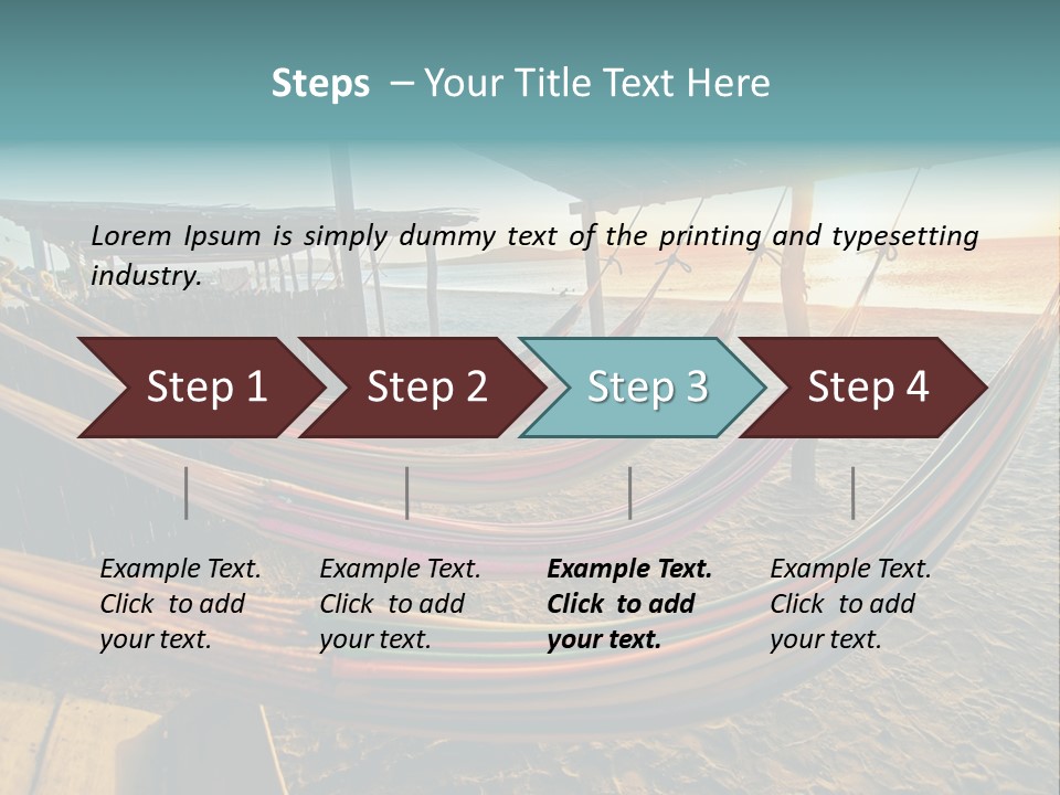 Shore Sun Colombia PowerPoint Template