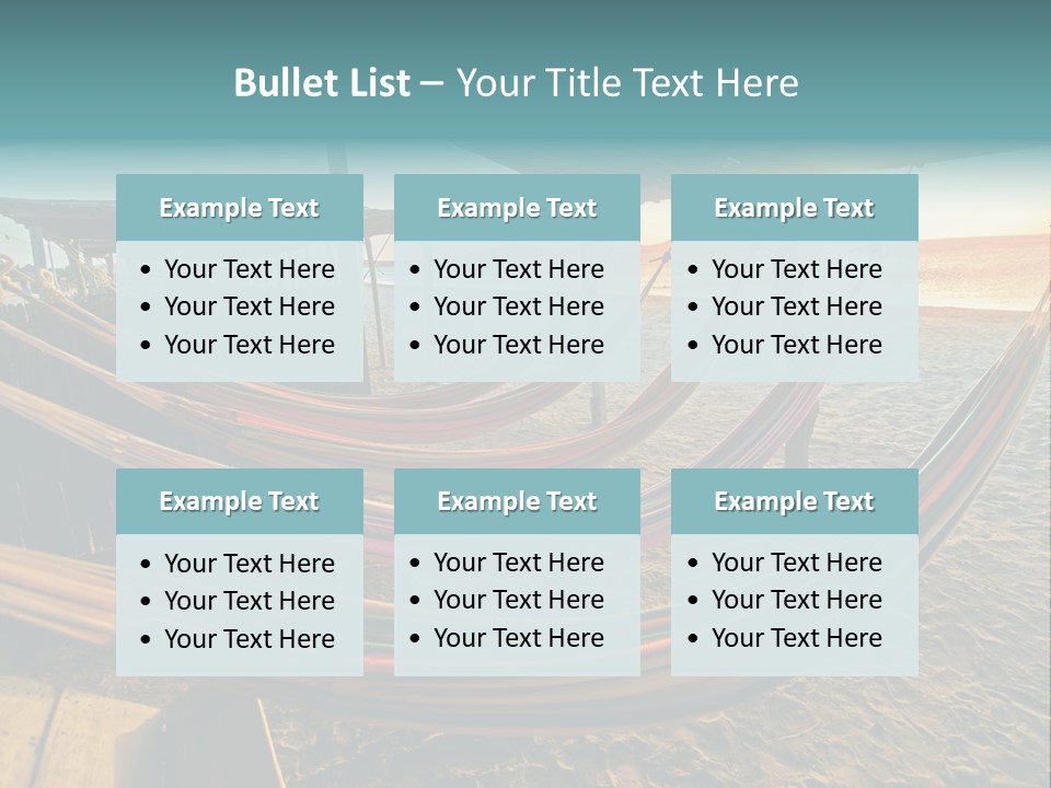 Shore Sun Colombia PowerPoint Template