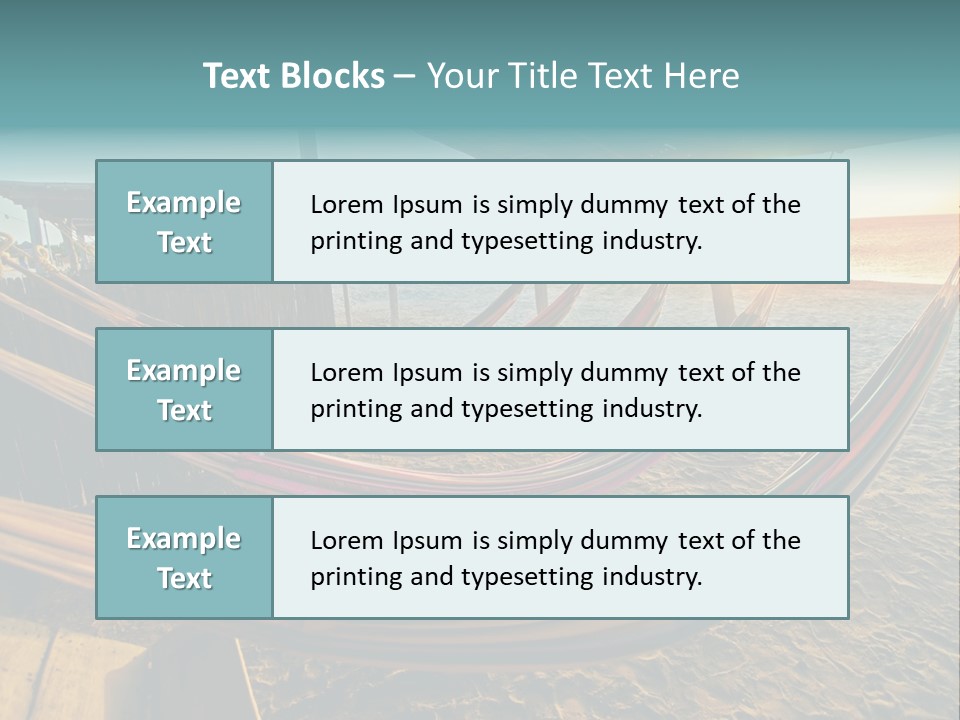 Shore Sun Colombia PowerPoint Template