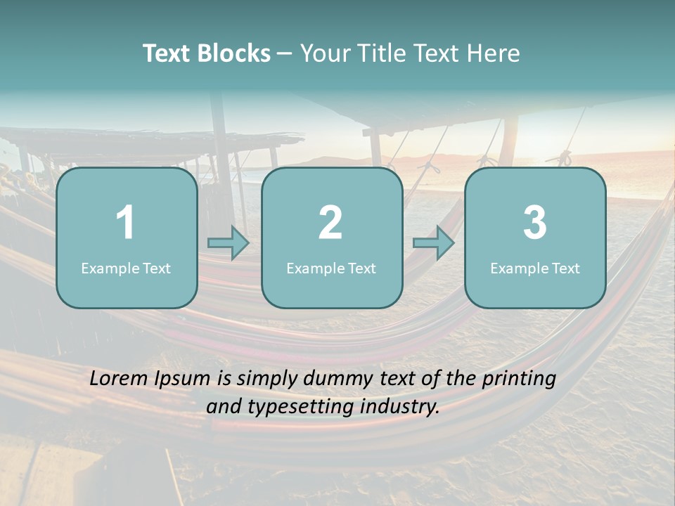 Shore Sun Colombia PowerPoint Template