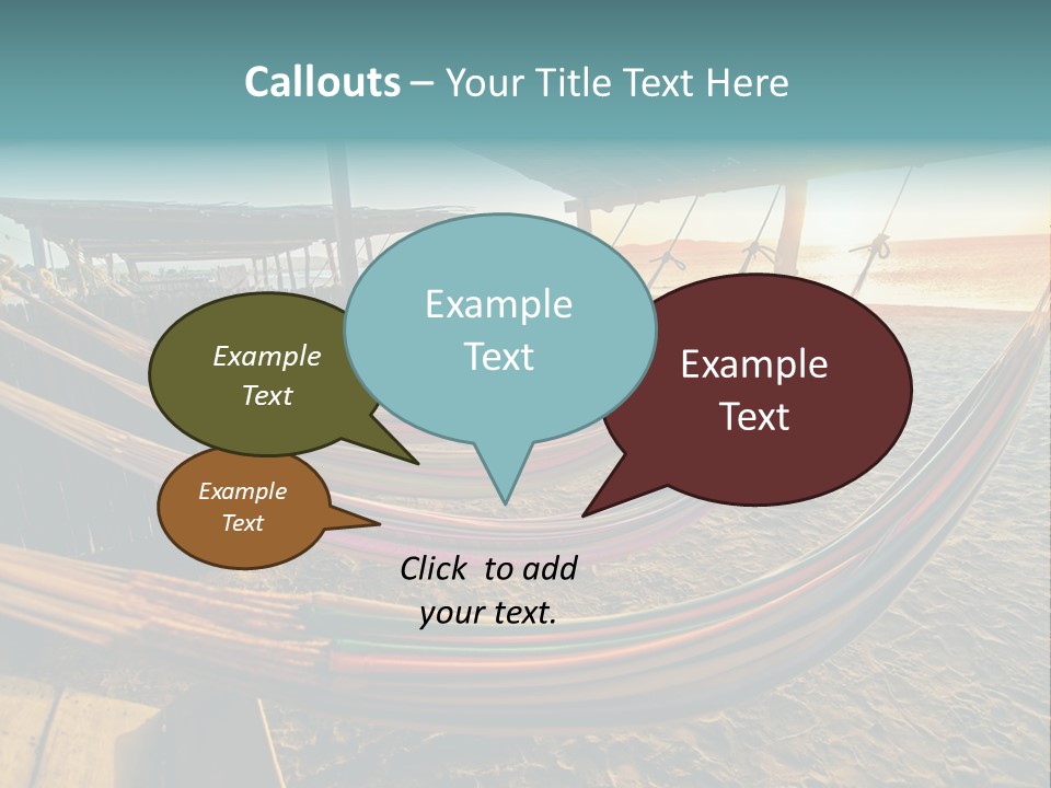 Shore Sun Colombia PowerPoint Template