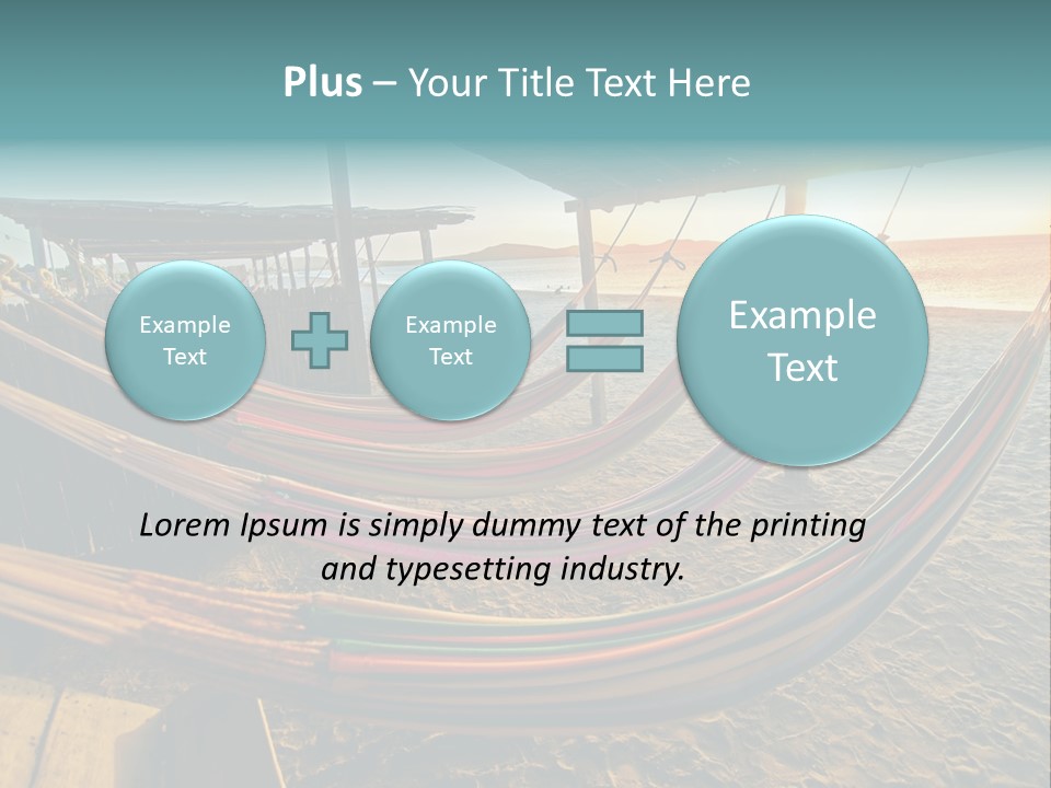 Shore Sun Colombia PowerPoint Template
