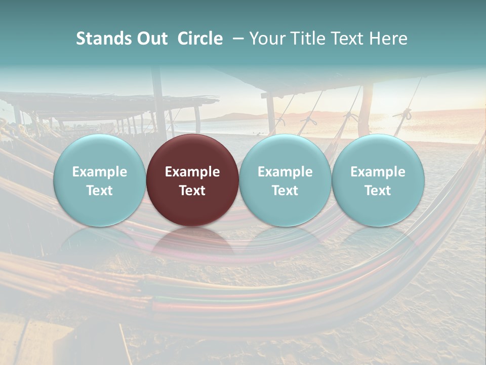 Shore Sun Colombia PowerPoint Template