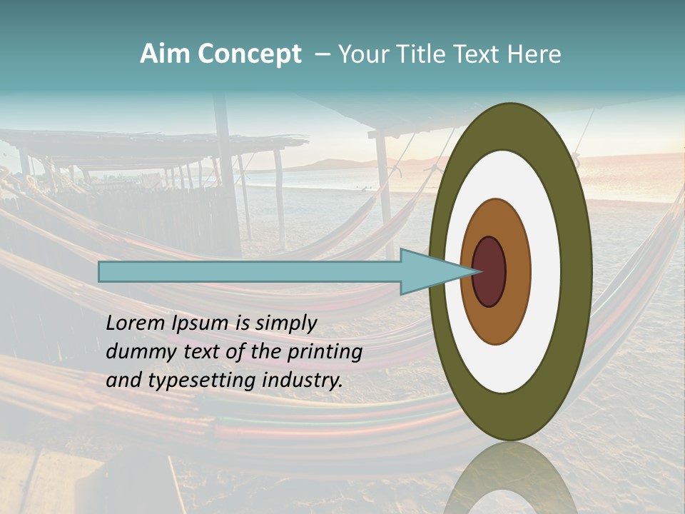Shore Sun Colombia PowerPoint Template