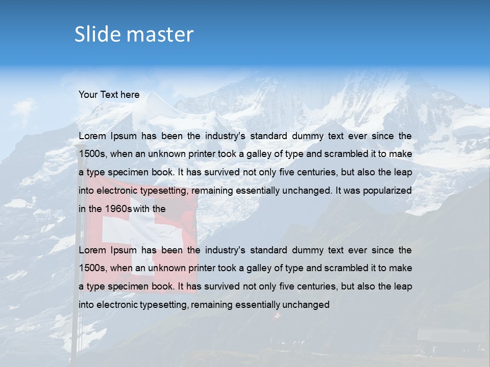 Great Hiking Travel PowerPoint Template