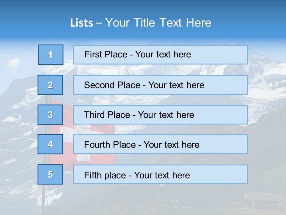 Great Hiking Travel PowerPoint Template