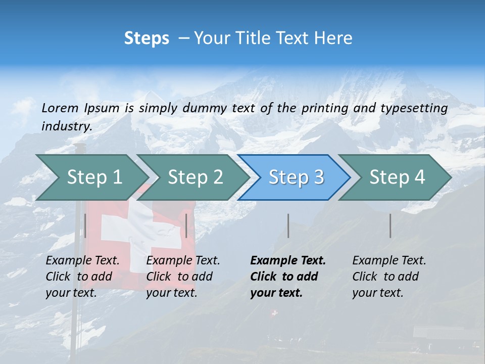 Great Hiking Travel PowerPoint Template