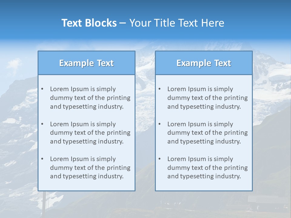 Great Hiking Travel PowerPoint Template