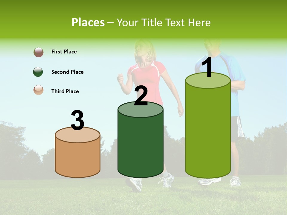 Being Move Woman PowerPoint Template