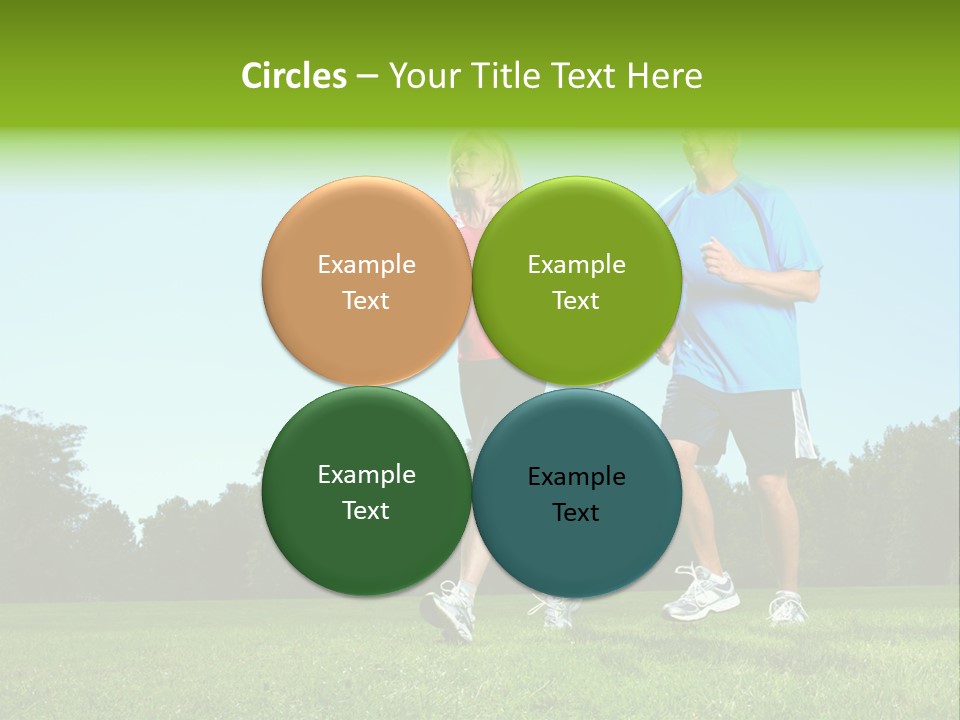 Being Move Woman PowerPoint Template