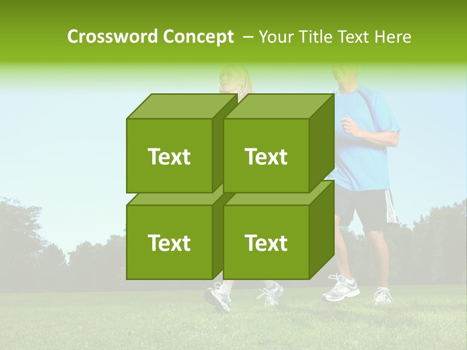 Being Move Woman PowerPoint Template