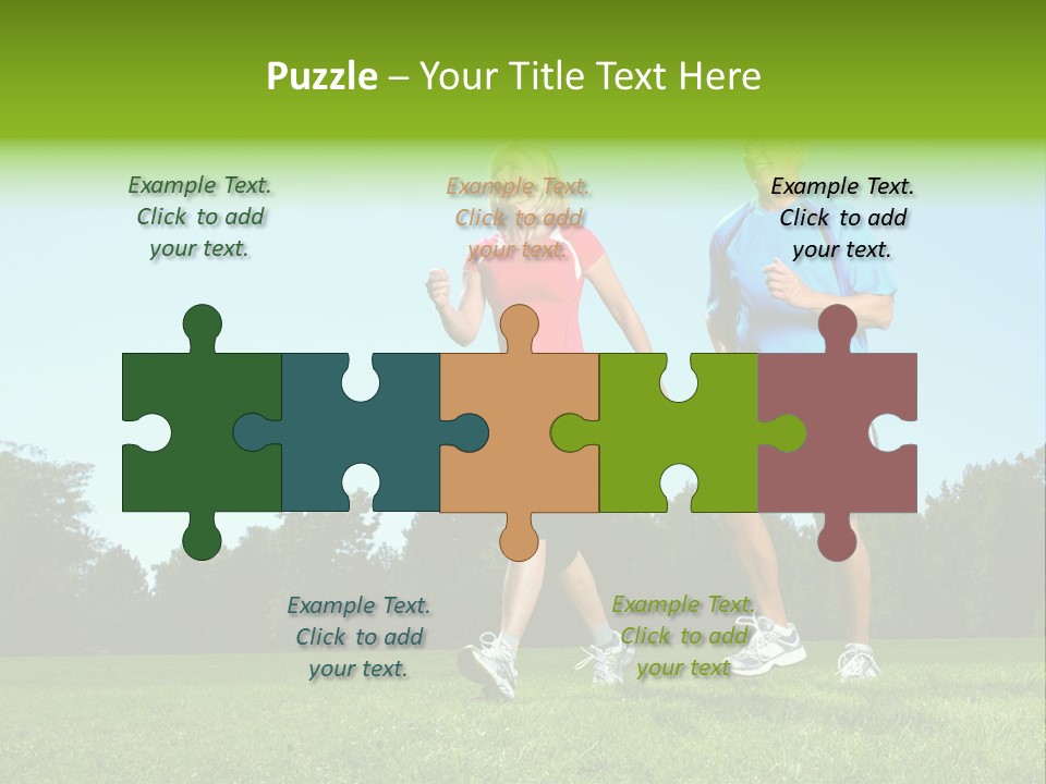 Being Move Woman PowerPoint Template