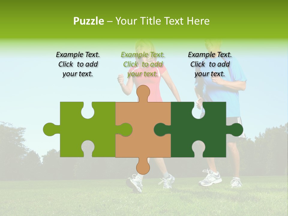 Being Move Woman PowerPoint Template