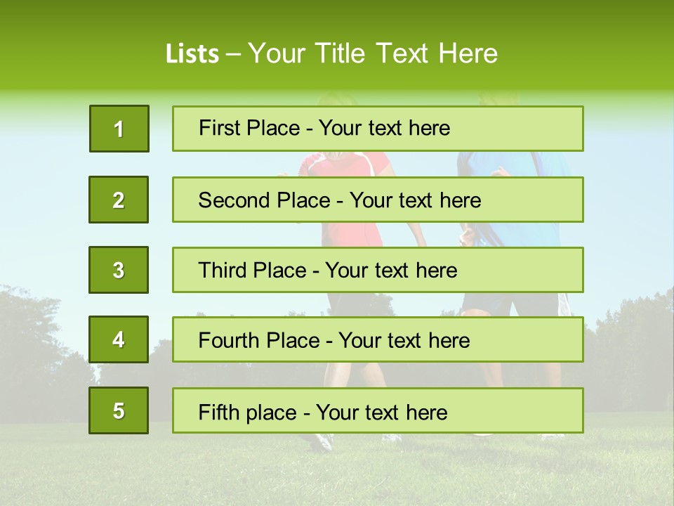 Being Move Woman PowerPoint Template