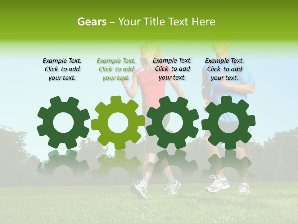 Being Move Woman PowerPoint Template