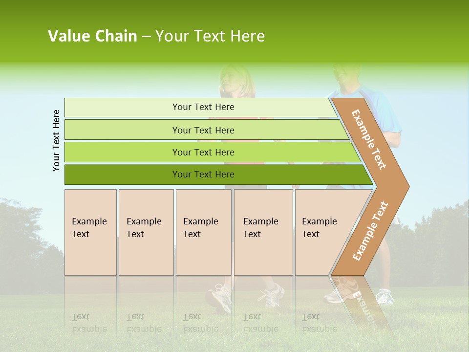 Being Move Woman PowerPoint Template