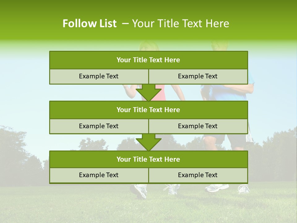 Being Move Woman PowerPoint Template