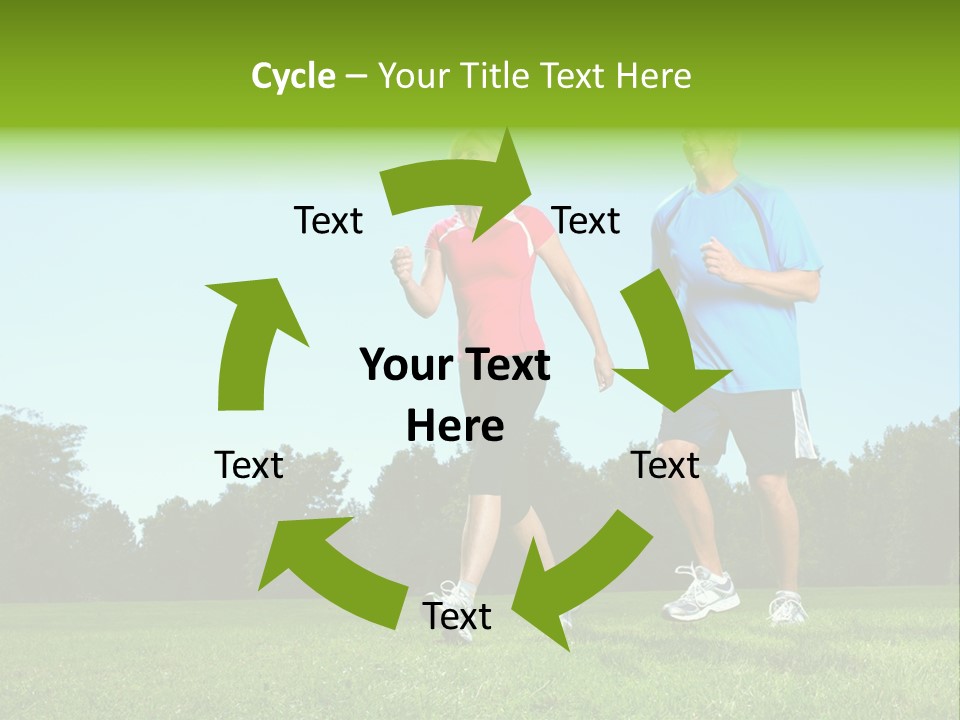 Being Move Woman PowerPoint Template