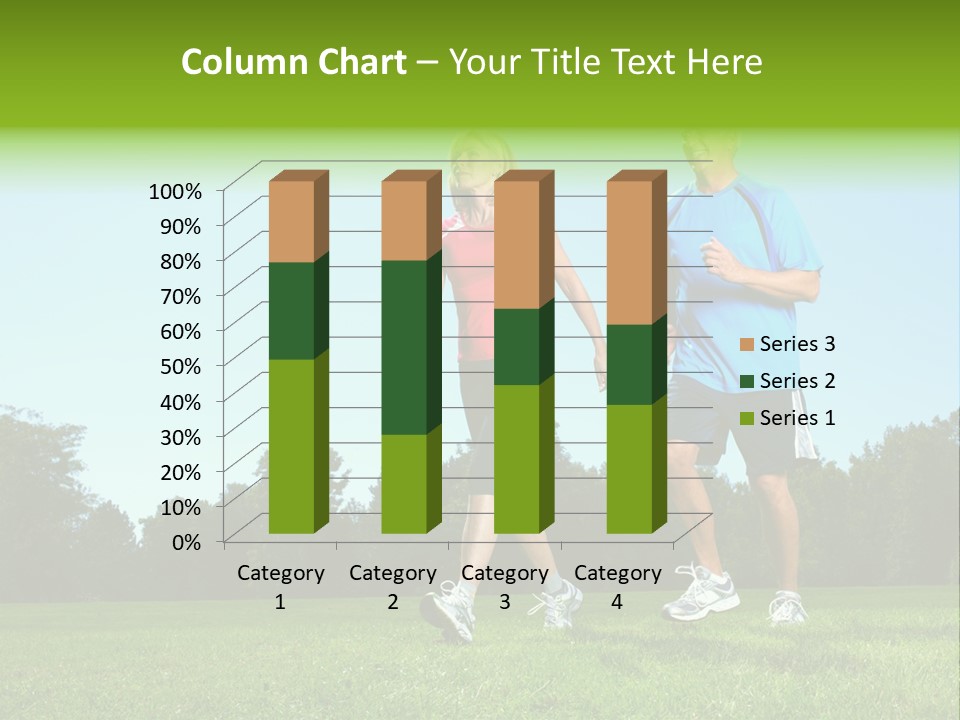 Being Move Woman PowerPoint Template