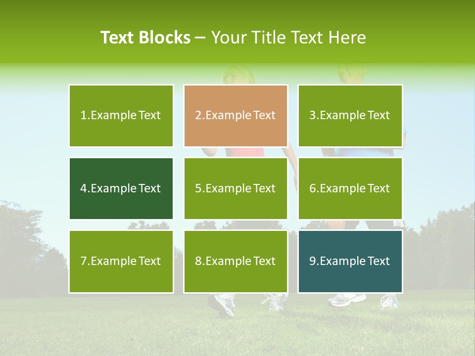 Being Move Woman PowerPoint Template