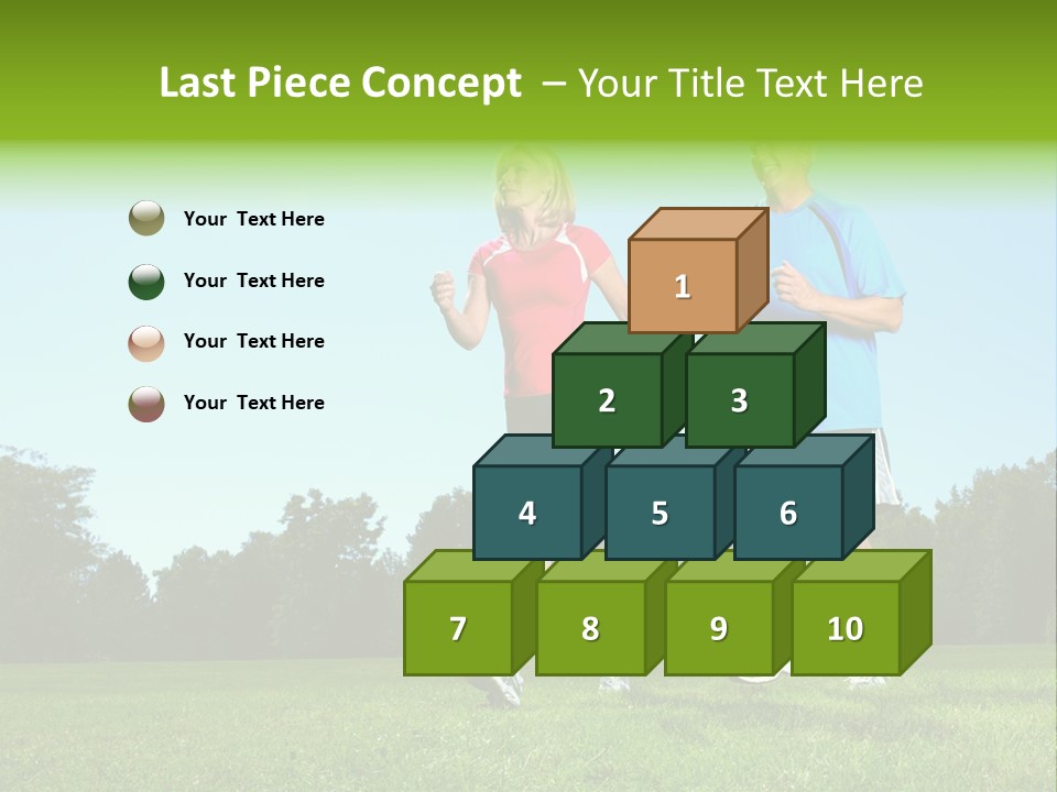 Being Move Woman PowerPoint Template