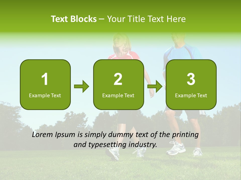 Being Move Woman PowerPoint Template