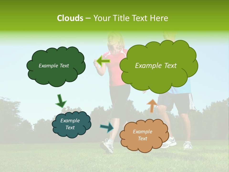 Being Move Woman PowerPoint Template