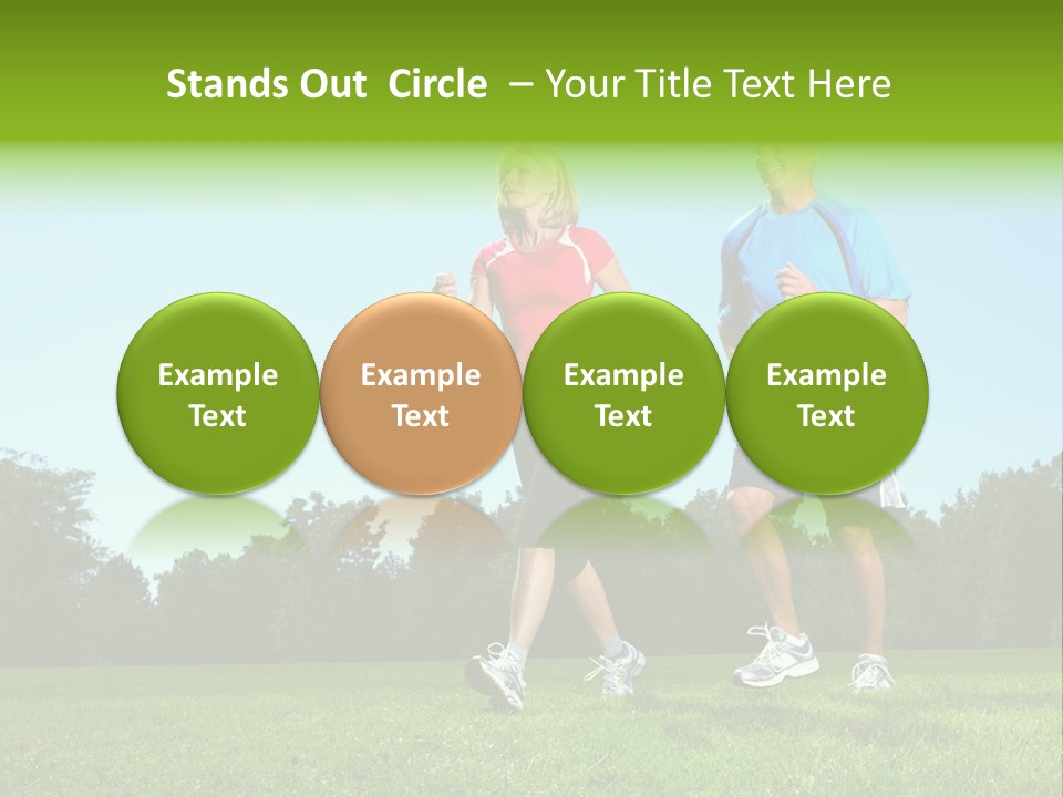 Being Move Woman PowerPoint Template