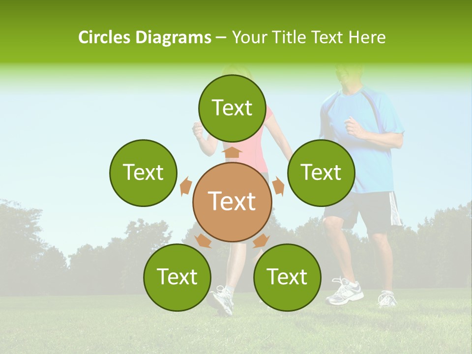 Being Move Woman PowerPoint Template