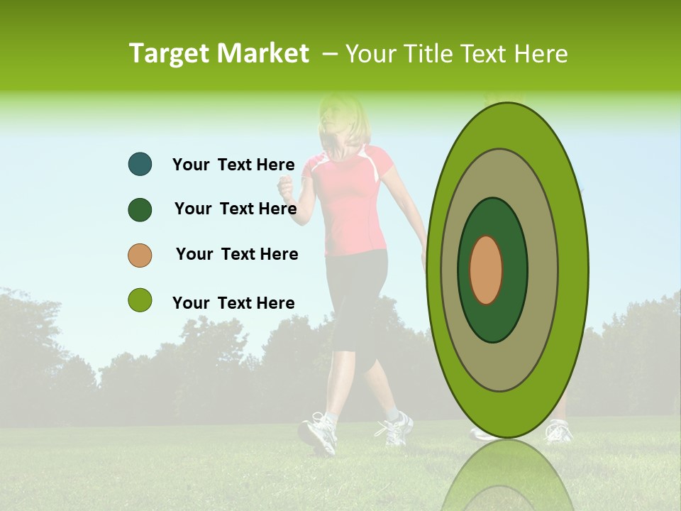 Being Move Woman PowerPoint Template