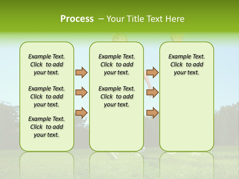 Being Move Woman PowerPoint Template