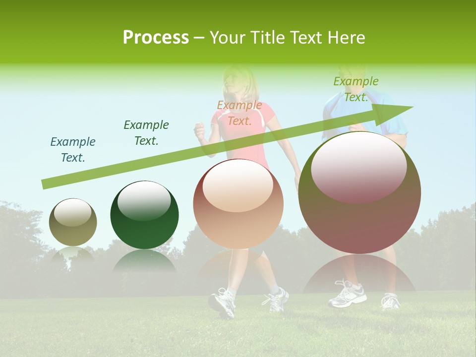 Being Move Woman PowerPoint Template