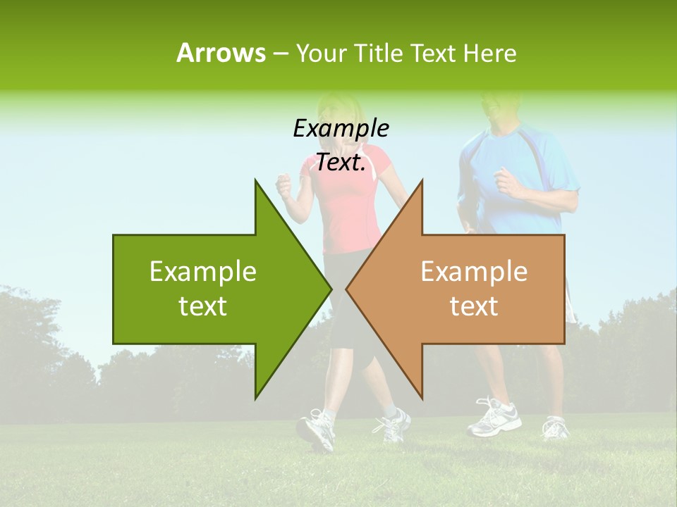 Being Move Woman PowerPoint Template