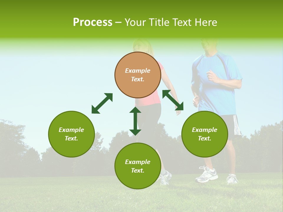 Being Move Woman PowerPoint Template